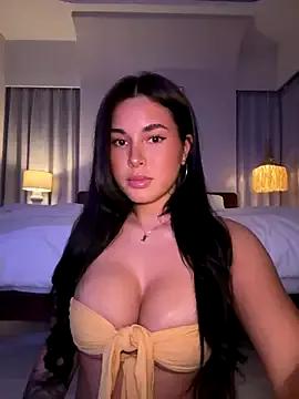 Lizhush_ — Top off and cream boobs