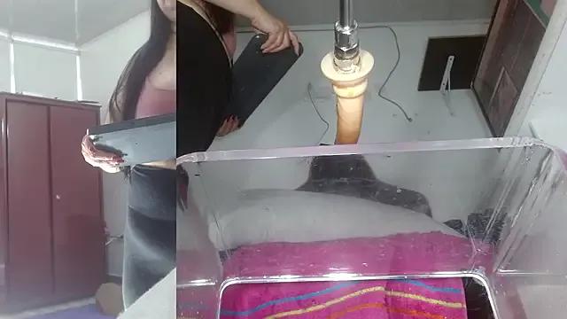 sammyEvans__ — Three dildos in the ass squirt
